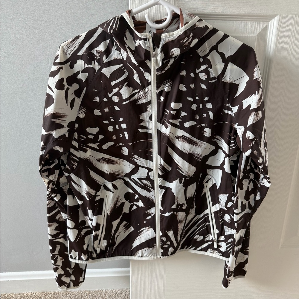 lululemon athletica Black and White Bomber Jacket
